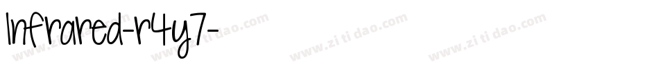 Infrared-r4y7字体转换