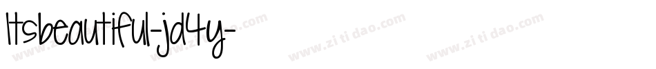 Itsbeautiful-jd4y字体转换 Itsbeautiful-jd4y字体转换