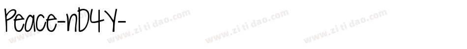 Peace-nD4Y字体转换