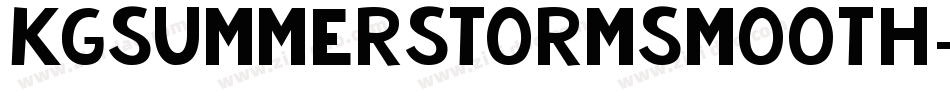 KgSummerStormSmooth-BnlV字体转换