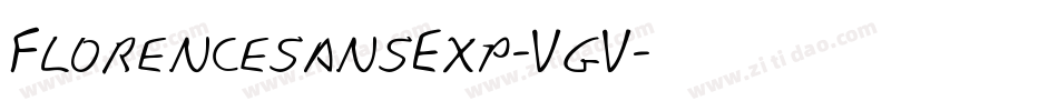 FlorencesansExp-VgV字体转换