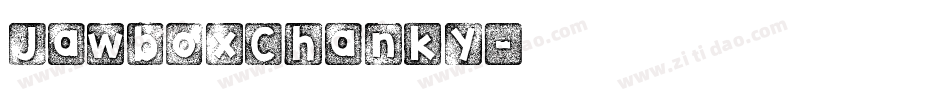 JawboxChanky字体转换