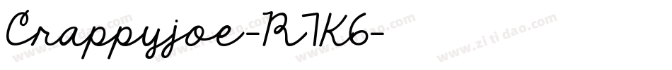 Crappyjoe-R7K6字体转换