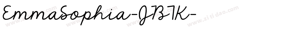 EmmaSophia-JB7K字体转换