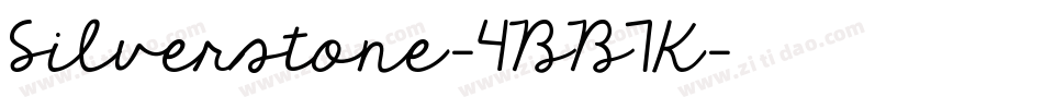 Silverstone-4BB7K字体转换 Silverstone-4BB7K字体转换