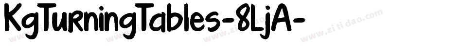 KgTurningTables-8LjA字体转换