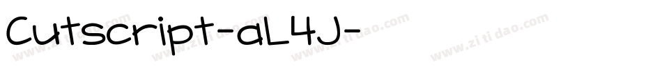 Cutscript-aL4J字体转换