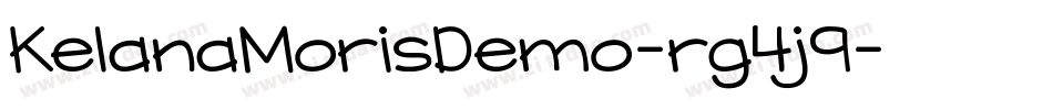 KelanaMorisDemo-rg4j9字体转换