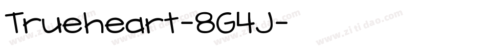 Trueheart-8G4J字体转换