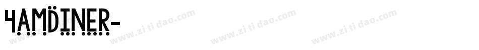 4amDiner字体转换