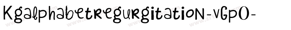 Kgalphabetregurgitation-vGpO字体转换