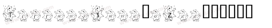 TiffanySans-oZzz字体转换