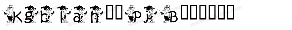 Kgblah-7PjB字体转换