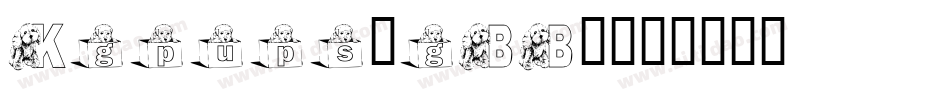 Kgpups-gBB5字体转换