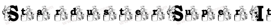 StardusterSuperItalic-G2gG字体转换