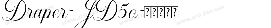 Draper-JD5o字体转换