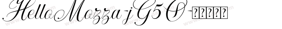 HelloMozza-jG5O字体转换 HelloMozza-jG5O字体转换