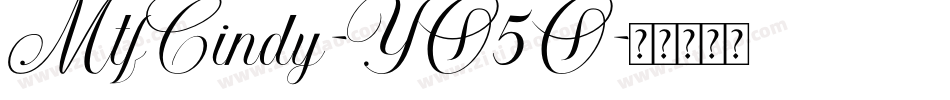 MtfCindy-YO5O字体转换 MtfCindy-YO5O字体转换