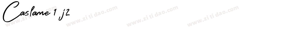 Caslame-19j2字体转换