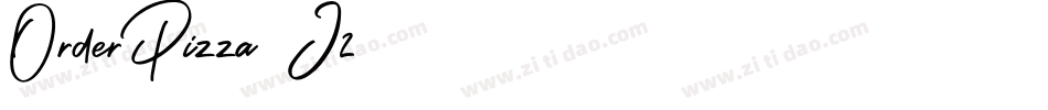 OrderPizza-97J2字体转换