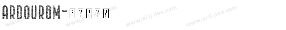 ARDOURGM字体转换