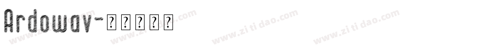 Ardowav字体转换