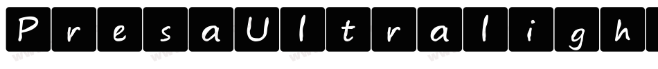 PresaUltralightAntipixelcomar-gRqP字体转换