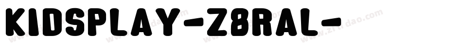 KidsPlay-z8ral字体转换
