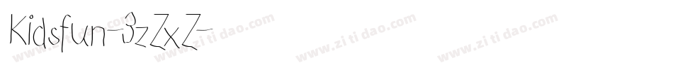 Kidsfun-3zZxZ字体转换