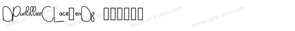 DPuntillasCLace-enDg字体转换