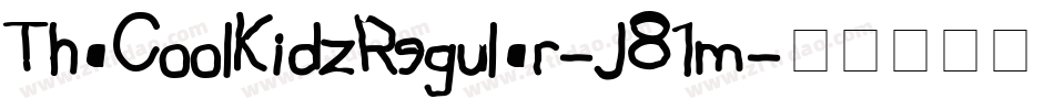 ThaCoolKidzRegular-J81m字体转换