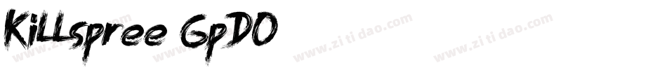 Killspree-GpDO字体转换