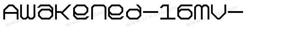 Awakened-16mv字体转换