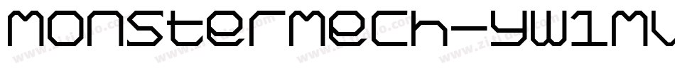 MonsterMech-yw1MV字体转换
