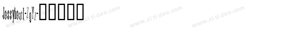 Jessyheart-ZgYz字体转换