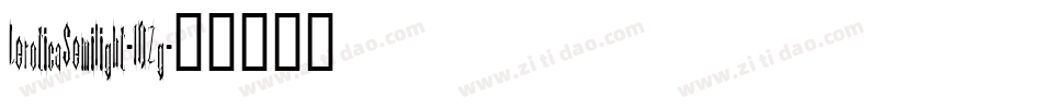 LeroticaSemilight-10Zg字体转换