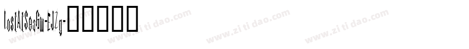 LostAtSeaGm-EJZg字体转换 LostAtSeaGm-EJZg字体转换
