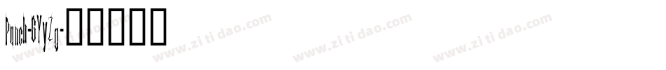 Punch-6YyZg字体转换