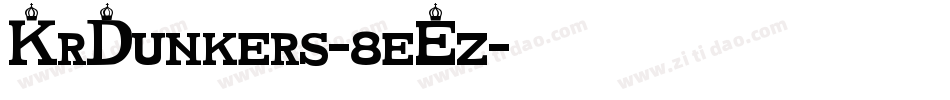KrDunkers-8eEz字体转换
