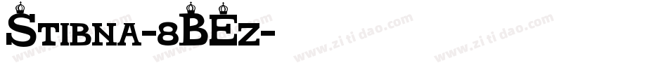 Stibna-8BEz字体转换