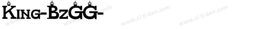 King-BzGG字体转换
