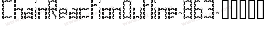 ChainReactionOutline-B63字体转换