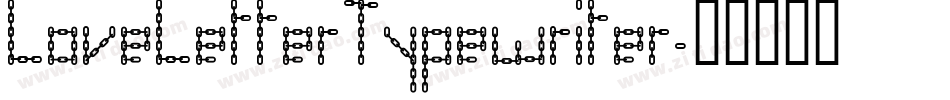 LoveLetterTypewriter字体转换