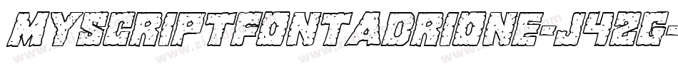 Myscriptfontadrione-j4zG字体转换