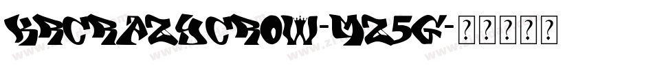KrCrazyCrow-mZ5G字体转换