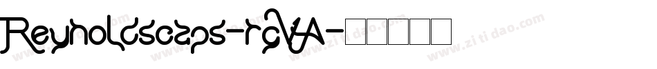 Reynoldscaps-rgVA字体转换