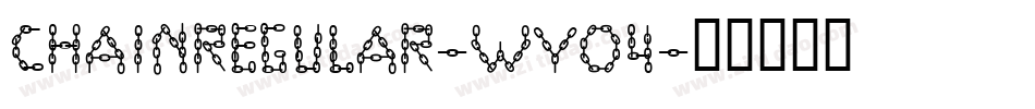 Chainregular-Wyo4字体转换