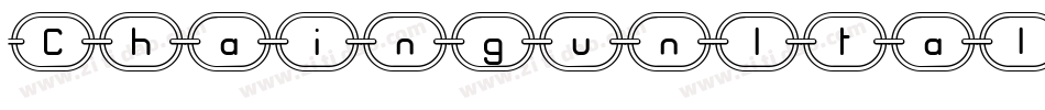 ChaingunItalic-7714字体转换