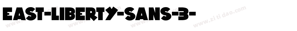 East-liberty-sans-3字体转换