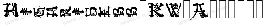 Highrisebb-KW1A字体转换